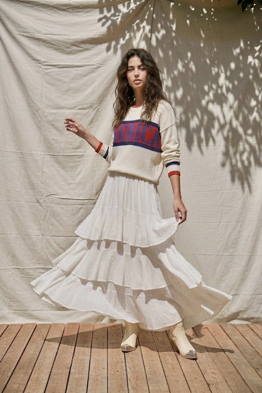 The Sedona Tiered Maxi Skirt