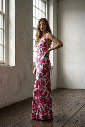 The Sloane Painted Floral Maxi