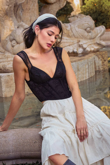 Full Of Heart Lace Corset Top (1)