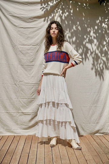 The Sedona Tiered Maxi Skirt