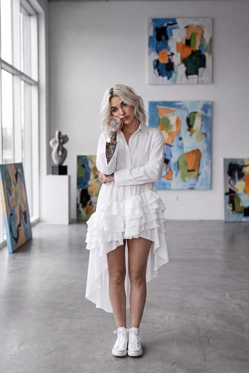 The White Theory Apex Shirt Dress
