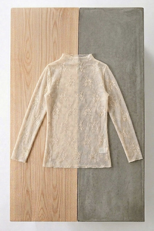 3-Pack Base Layer Sheer Lace Top