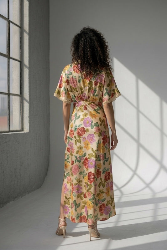 The Sun-Drenched Flora Maxi Dress