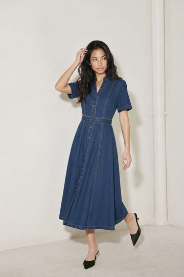 Karson Mid-Length Flared Dress