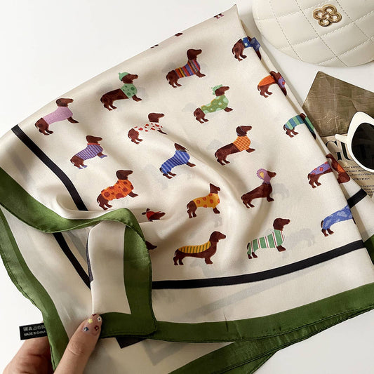 Project Sanctuary: Dachshund Print Bandana Scarf