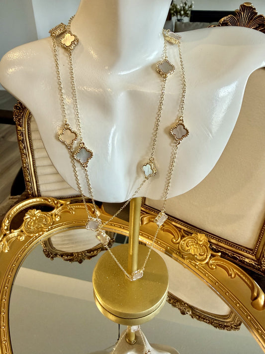 The Kensington Clover Necklace (14K Gold-Plated)