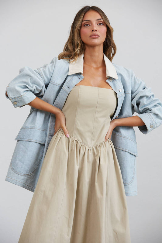 Destene Tube Midi Dress