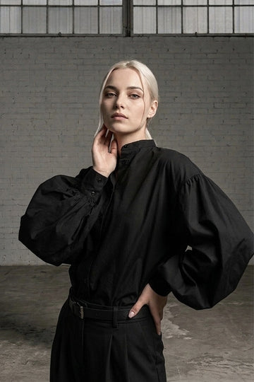 The Form 01: Inkwell Lantern Poplin Shirt