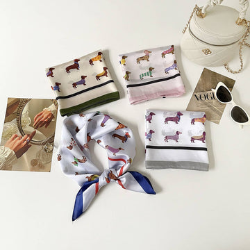 Project Sanctuary: Dachshund Print Bandana Scarf