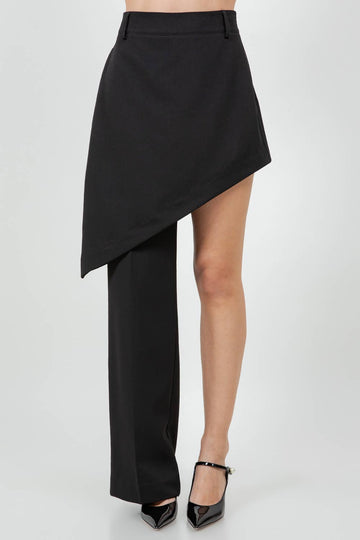 The Noir Theory Paradigm Split Monoleg Skirt Trouser