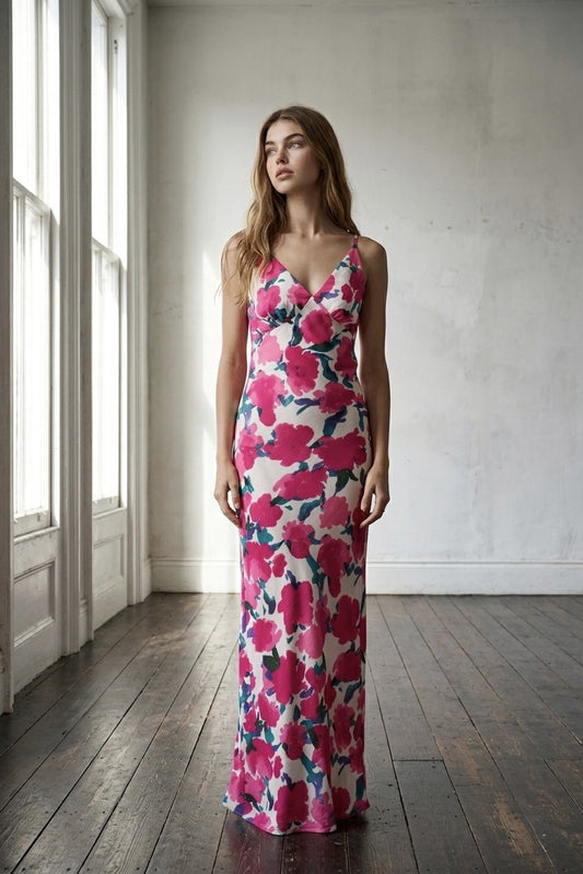 The Sloane Painted Floral Maxi
