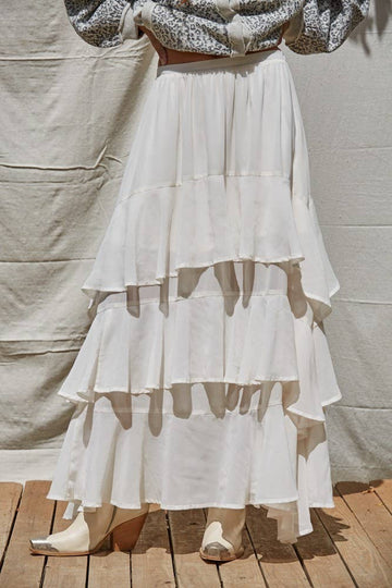The Sedona Tiered Maxi Skirt