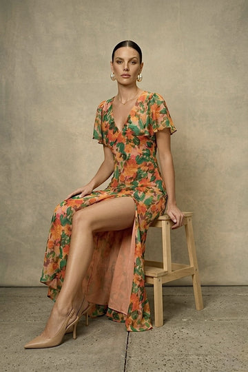 The Tropical Thesis No. 01 | Island Muse Maxi Dress