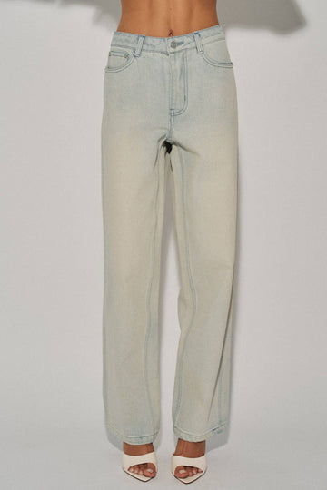 Beach Sand Blondie Straight Leg Saturday Jeans