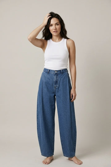 The Formwork Barrel Leg Denim Trouser