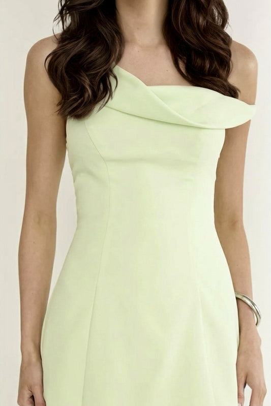 The Neon Limelight Illusion Maxi Dress