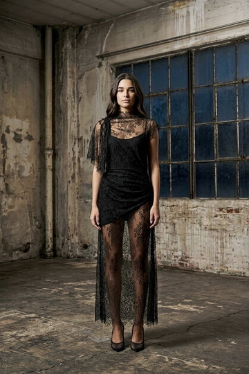 The Noir Theory Midnight Cipher Dress