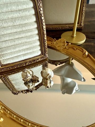BAROQUE PEARL EARRINGS (14K Gold-Plated)