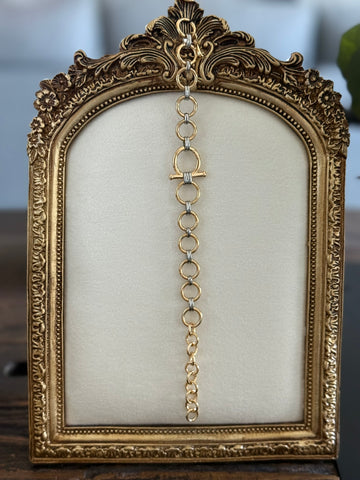 The Manhattan Toggle Bracelet (14K Gold & Silver-Plated)