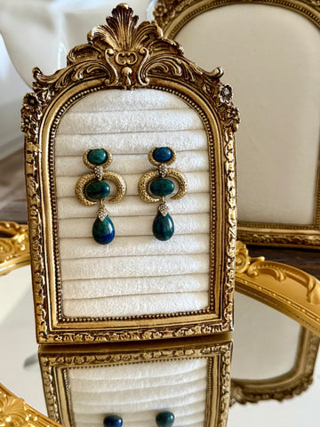 The TXE Lapis Lazuli Drop Earrings