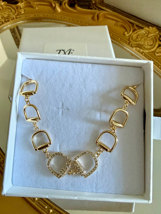 The Belmont Bit Bracelet (14K Gold-Plated)