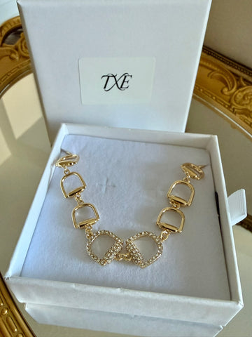 The Belmont Bit Bracelet (14K Gold-Plated)