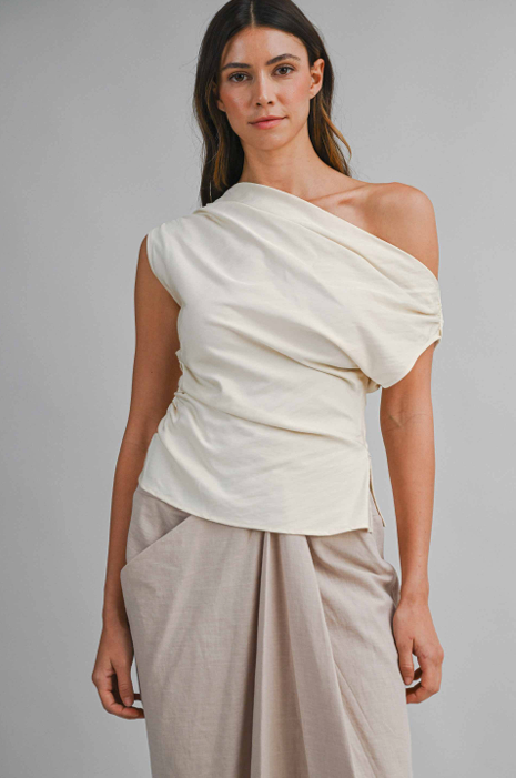 Refined Off-The-Shoulder Top