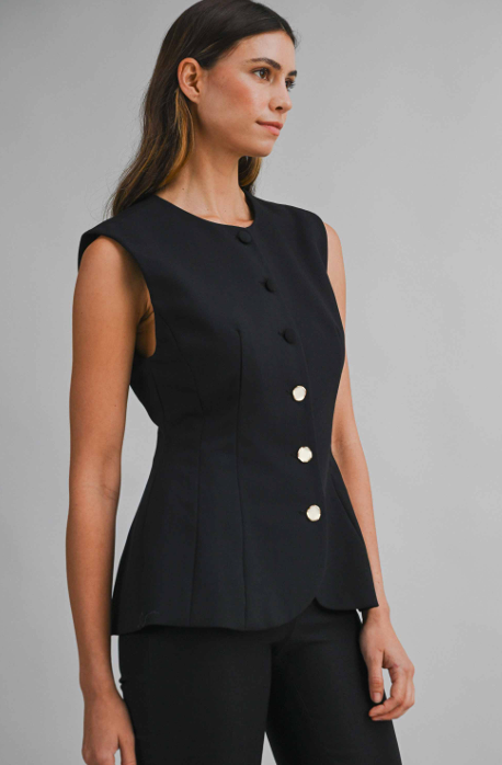 Tailored Sleeveless Vest