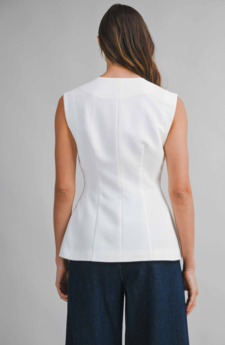 Tailored Sleeveless Vest