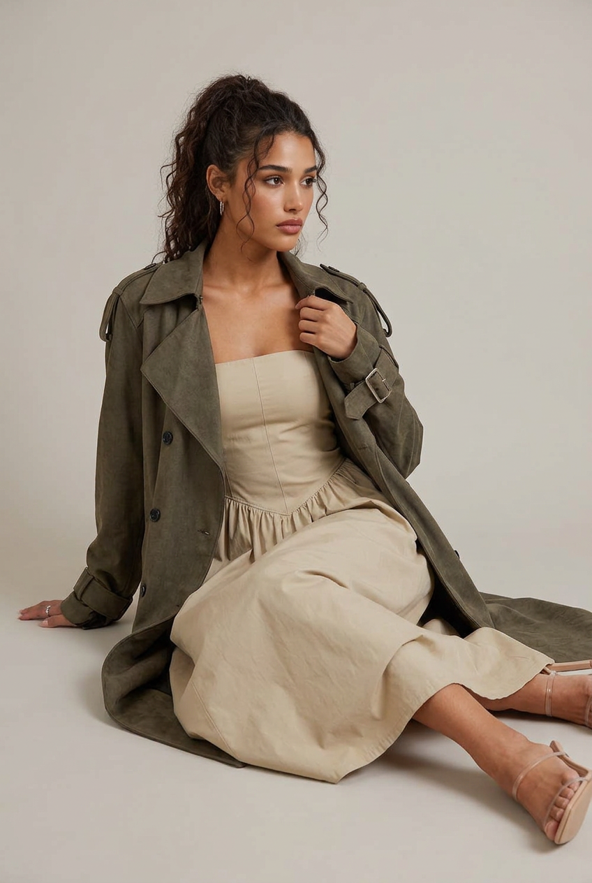 Angled floor-seated editorial