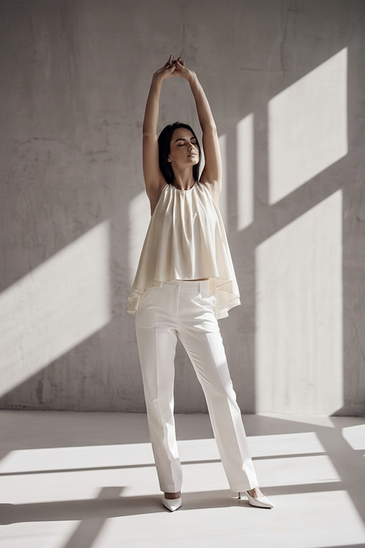 Arms raised overhead