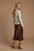 Back/turned view with heels