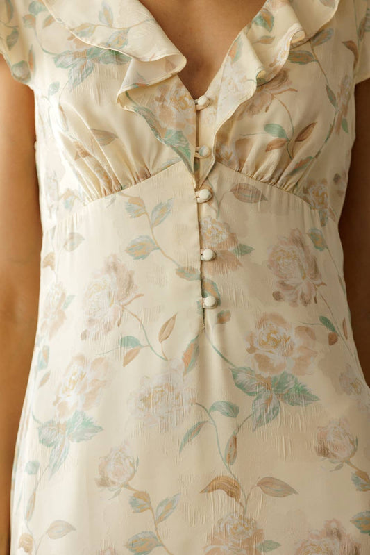 The Juliet Ruffle Midi Dress