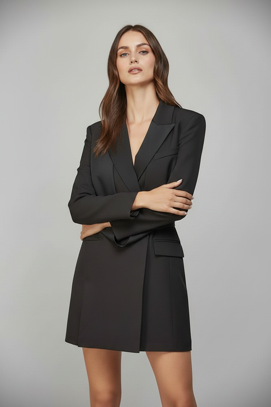 Blazer Dress – Arms Crossed