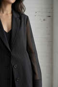 Blazer lapel detail