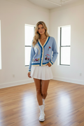 Blue Cardigan Editorial - New Pose