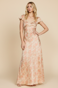 Botanical Maxi Dress – Side Gaze