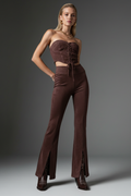 Brown Set Dark Boots 4