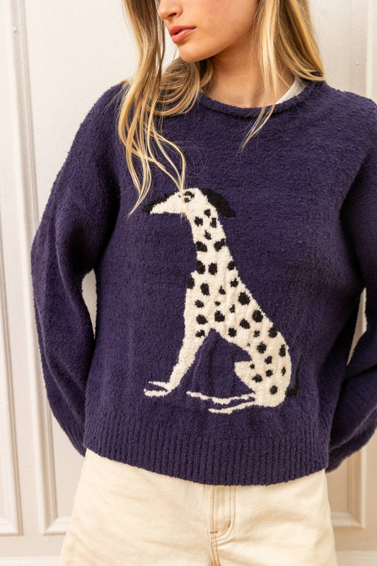 Project Sanctuary: The "Paws & Reflect" Spotted & Spoiled Lounge Sweater