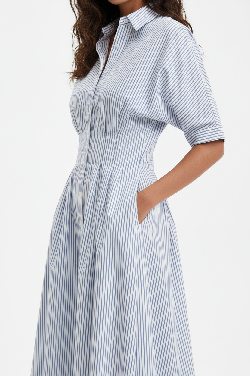 Close-up: waist & dress construction