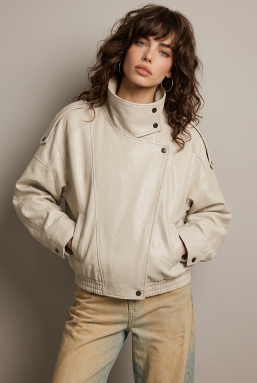 Closed jacket, hands-in-pockets portrait
