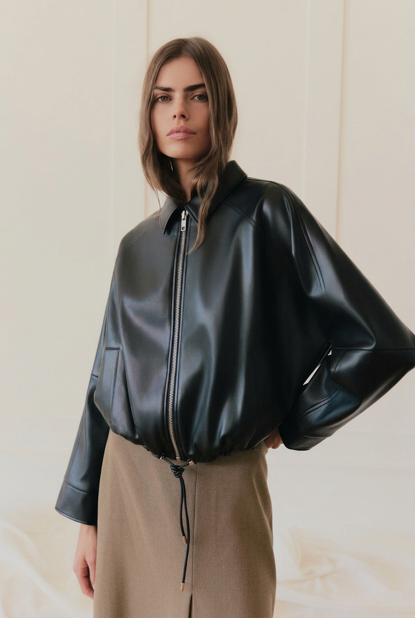 Collar and shoulder jacket portrait