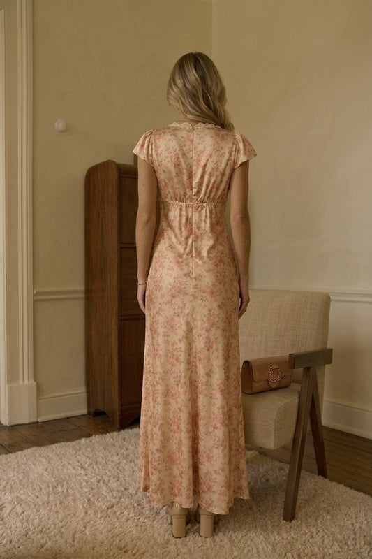 The Porcelain Atelier Botanical Maxi Dress