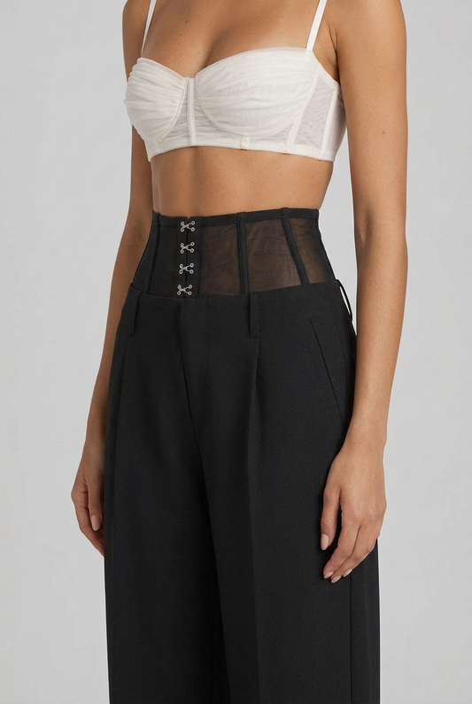 Devon corset pants, slight left angle