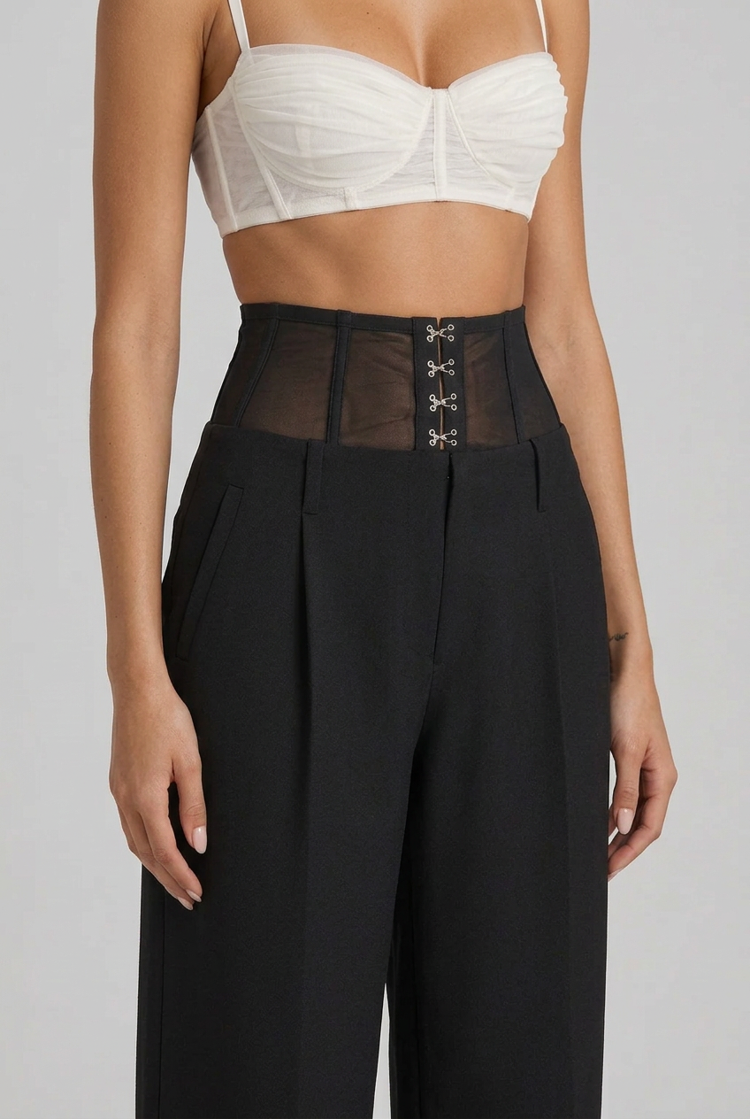 Devon corset pants, slight right angle