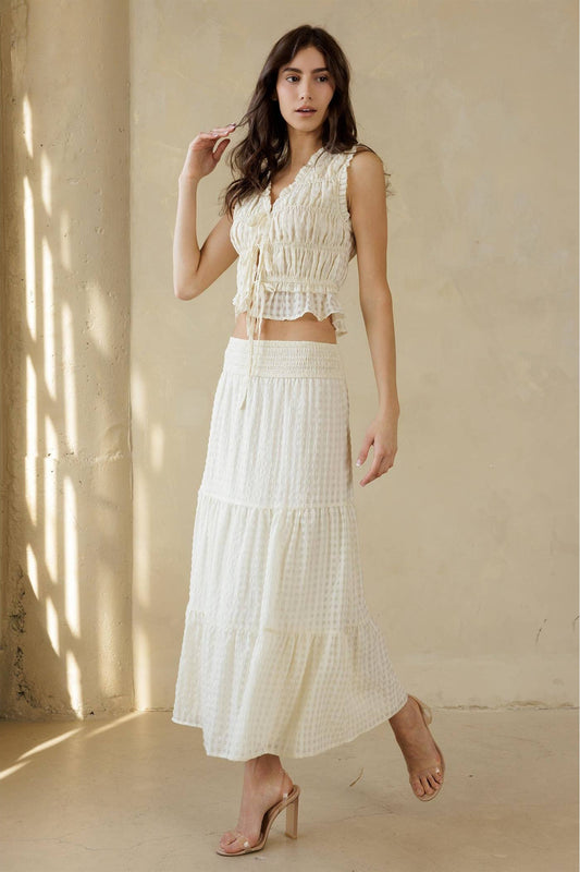 The Amalfi Smocked Textured Set