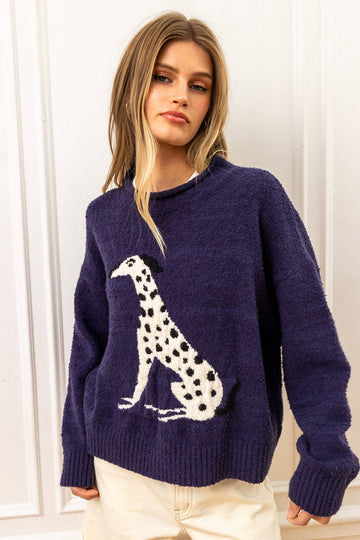 Project Sanctuary: The "Paws & Reflect" Spotted & Spoiled Lounge Sweater