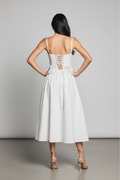 Full body – back to camera, both hands on hips
