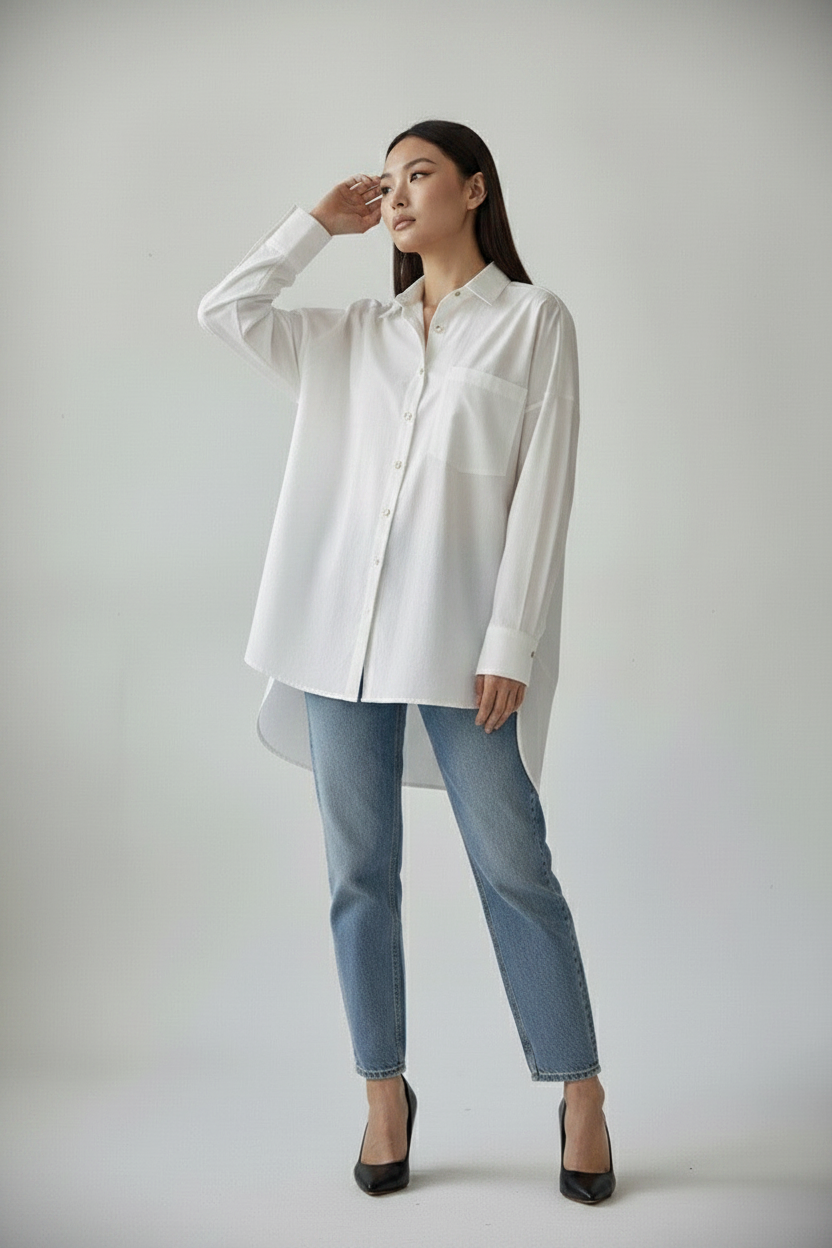 Hand in hair editorial