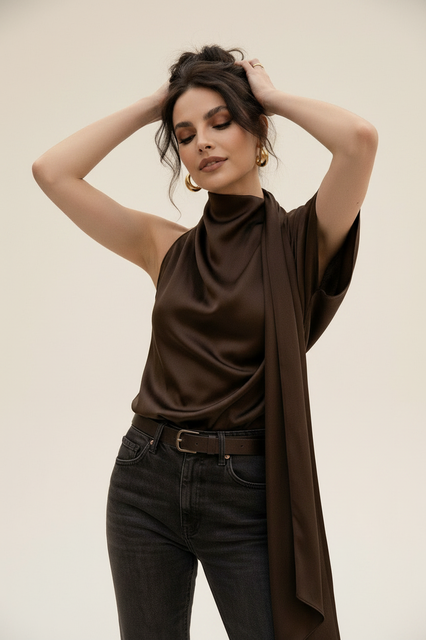 Hands in hair — candid & effortless